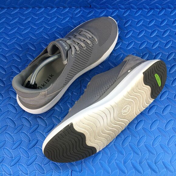 Kizik Lima Knit Mens Shoes Size 11.5 Gray Hands Free Athletic Walking Sneakers - Picture 2 of 11